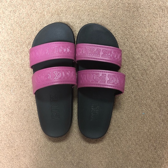 victoria secret double strap sport slide